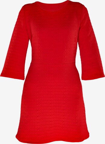 TOOche Dress 'LadyPwr' in Red: front