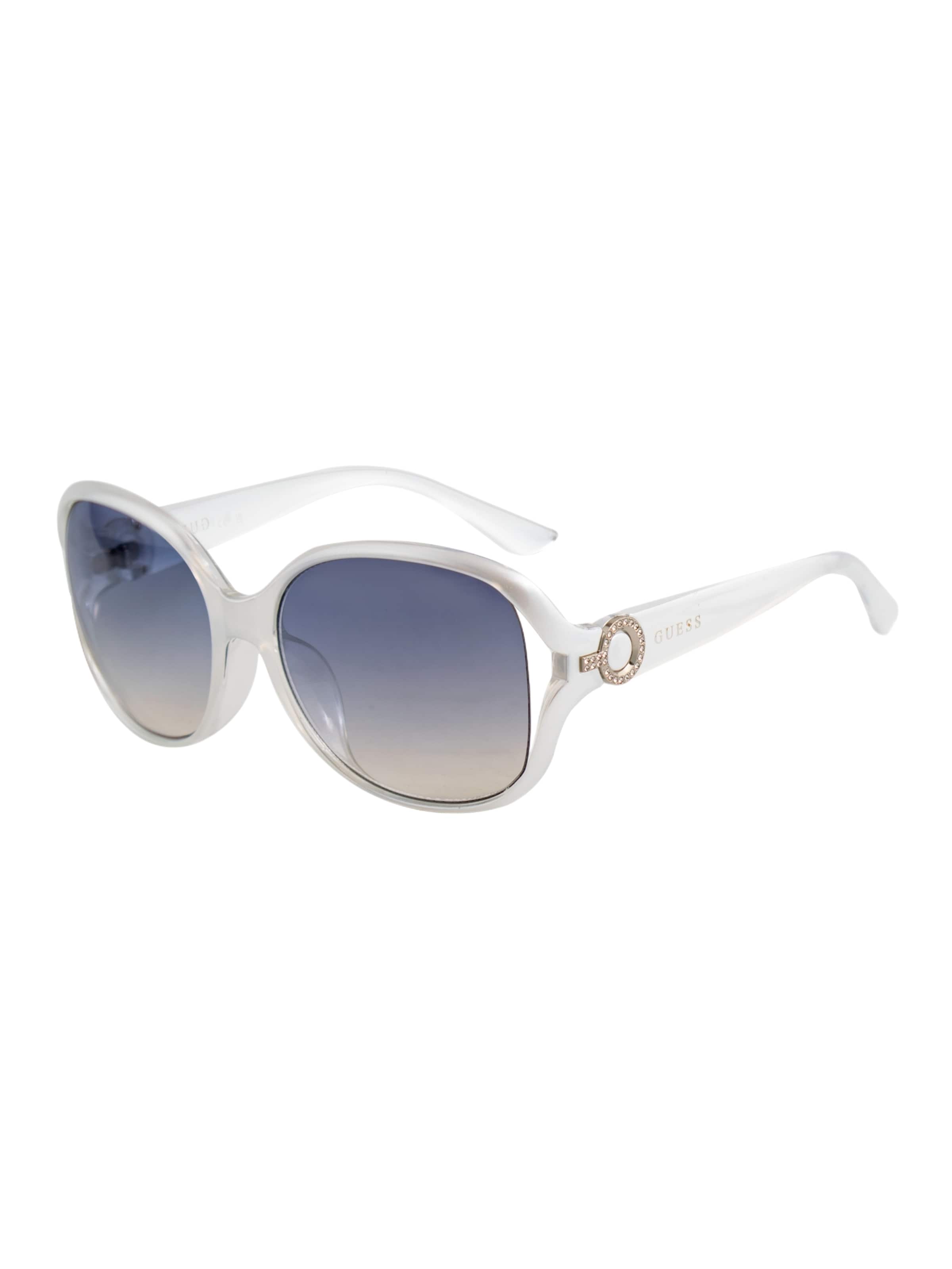 Lunettes de soleil 'Sonnenbrille' GUESS en blanc