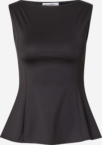 WEEKDAY Toppi värissä musta: etupuoli