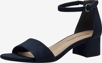 TAMARIS Strap Sandals in Blue: front