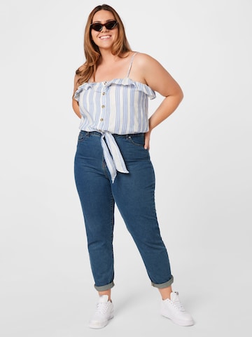 ABOUT YOU Curvy Top 'Lissi' in Blauw