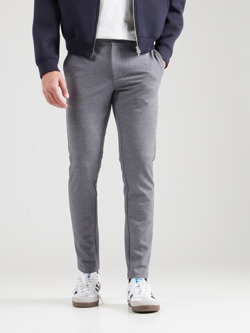 Coupe slim Pantalon chino 'ONSMARK' Only & Sons en gris : devant