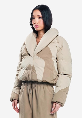 OW Collection Jacke 'Swirl' in Beige