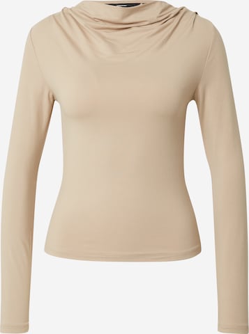 T-shirt 'CAROL' VERO MODA en beige : devant