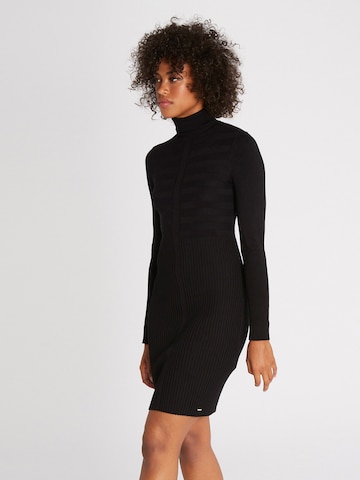 Morgan Knit dress in Black: front