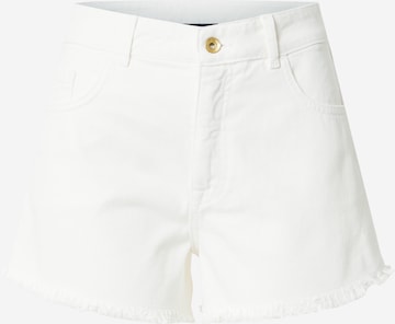 Loosefit Jean PATRIZIA PEPE en blanc : devant