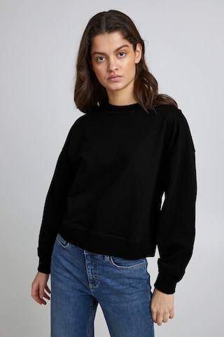 ICHI Sweatshirt 'IHVEA' in Zwart