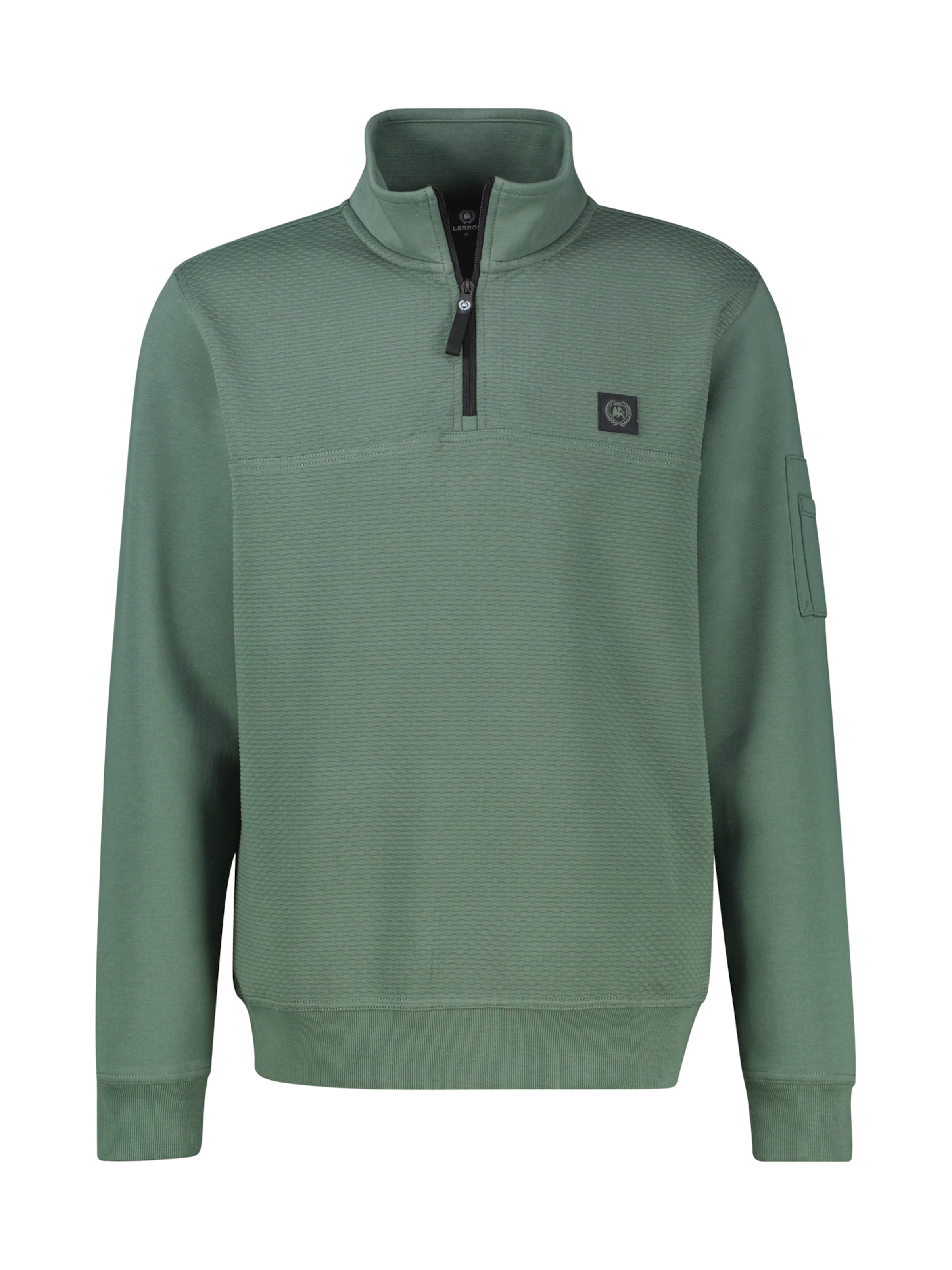 LERROS Sweatshirt in Groen: voorkant