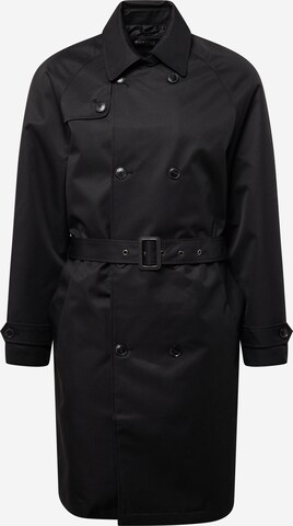 Manteau mi-saison BURTON MENSWEAR LONDON en noir : devant