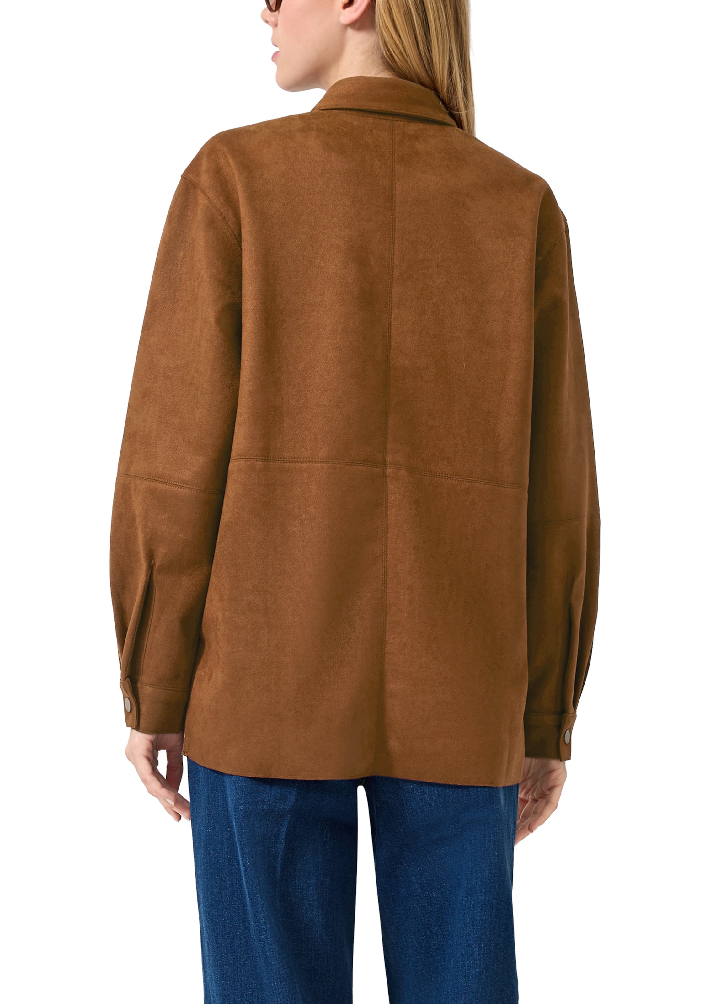 Chemisier QS en marron : derrière