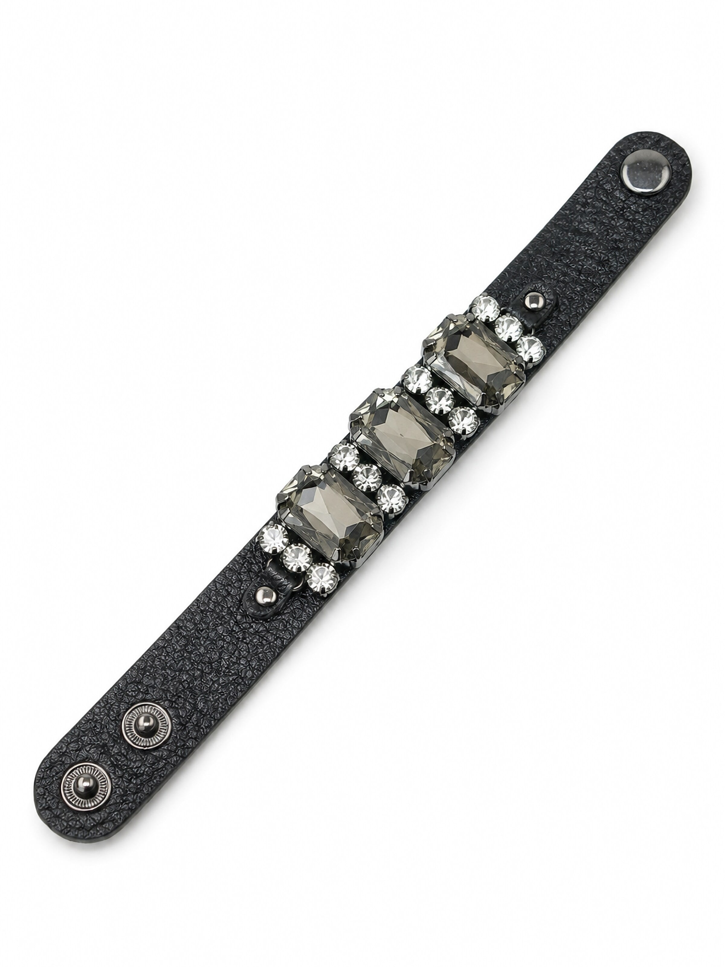 COLLEZIONE ALESSANDRO Bracelet 'Crystal' in Black