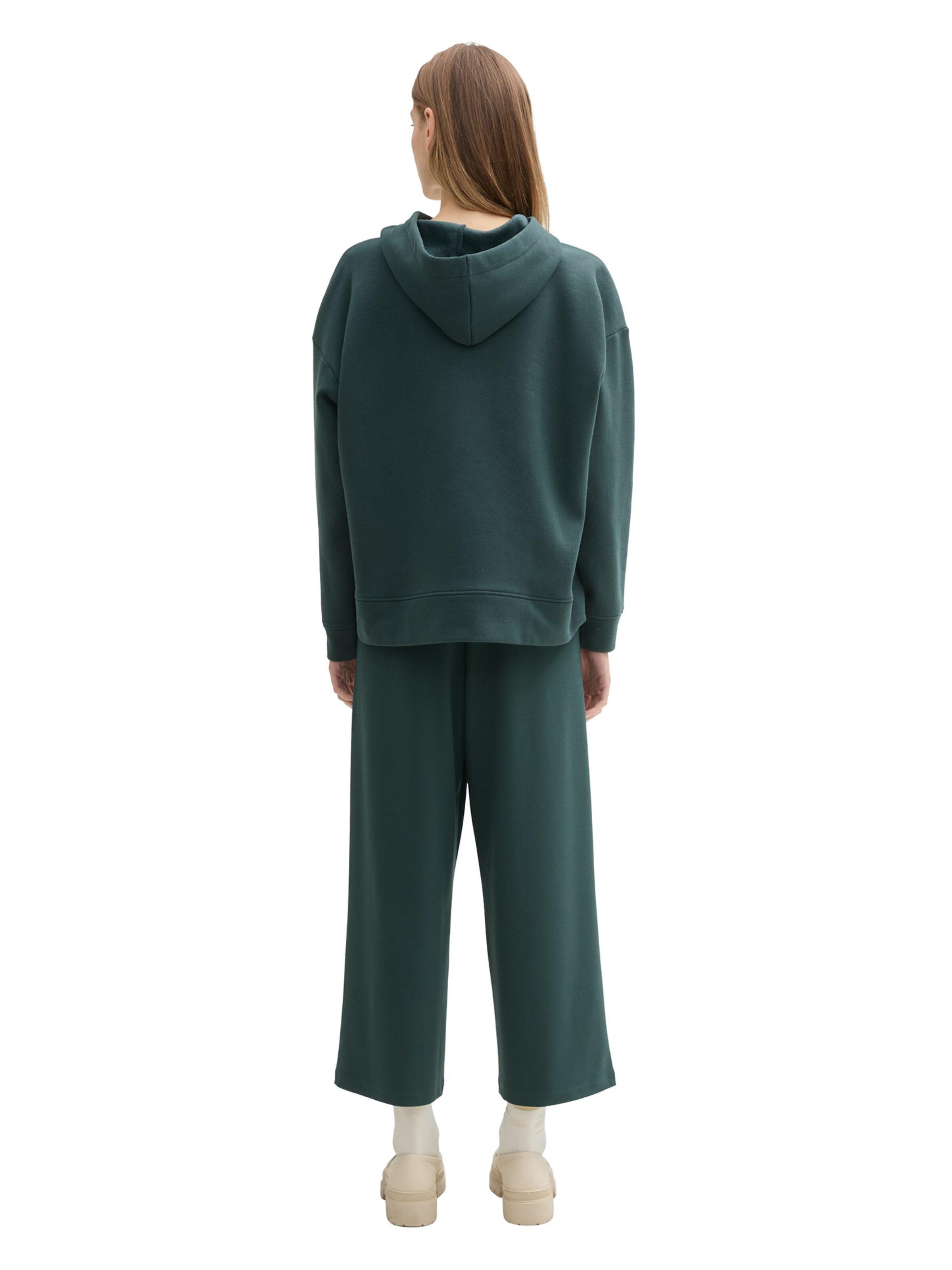 TOM TAILOR DENIM Laiad sääred Püksid, värv roheline