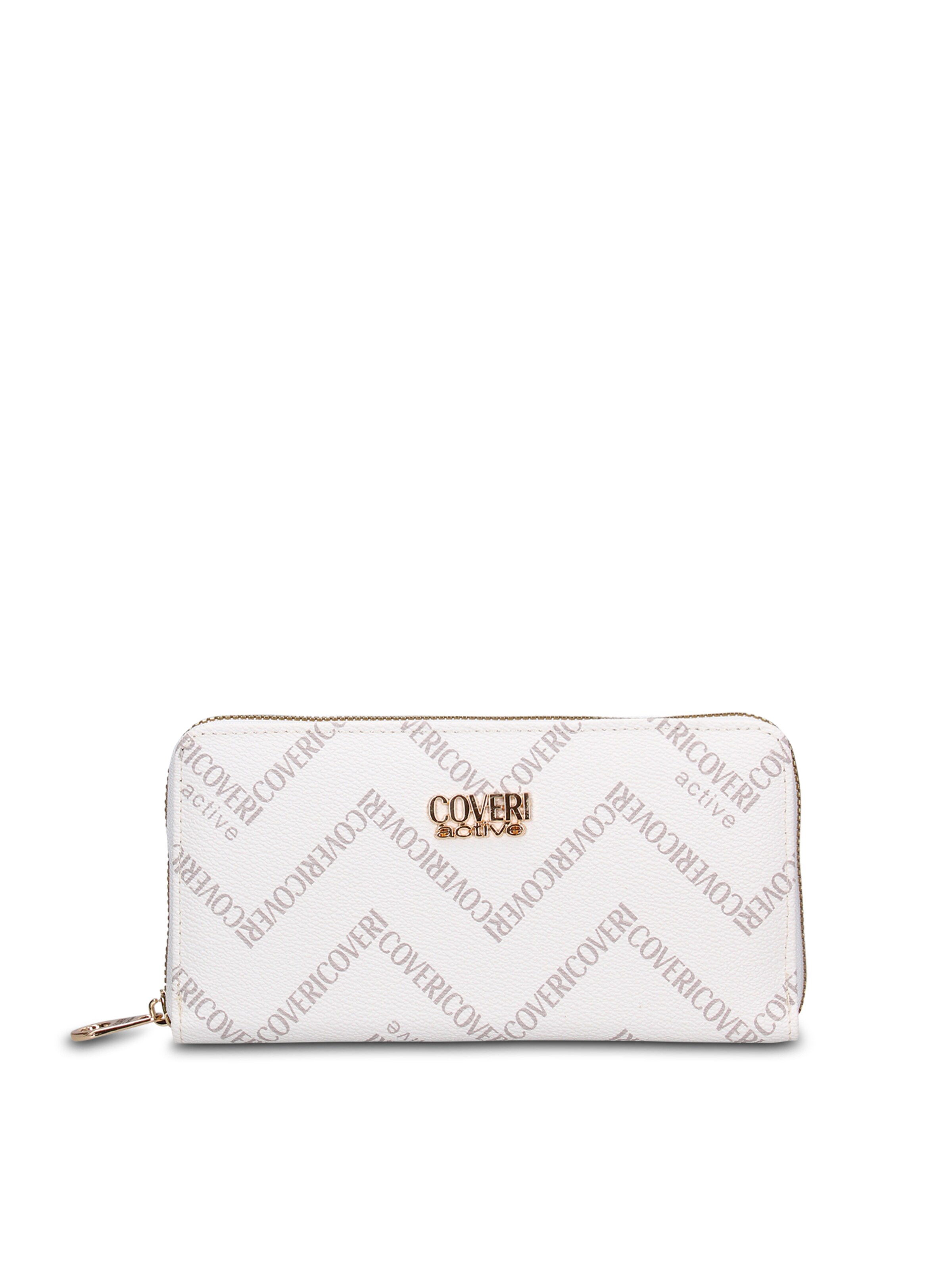 Portamonete 'Portafoglio donna con zip Coveri Collection' di Coveri Collection in bianco