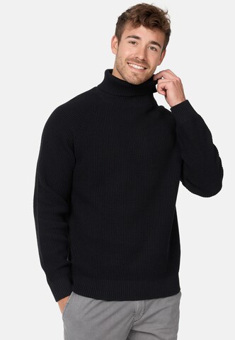 INDICODE JEANS Sweater 'Harlan' in Black: front