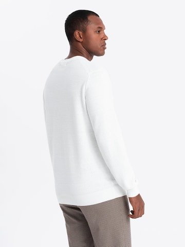 Ombre Pullover 'OM-SWSW-0110' in Weiß