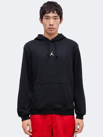 JordanSportska sweater majica 'Sport Crossover' - crna boja: prednji dio