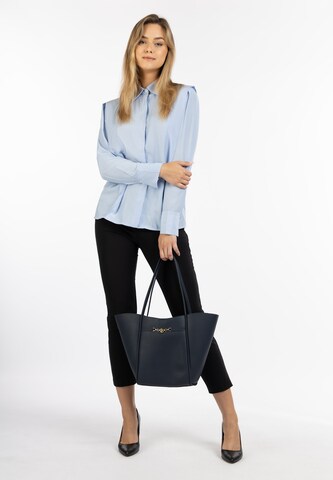 DreiMaster Klassik Shopper 'Colina' in Blue