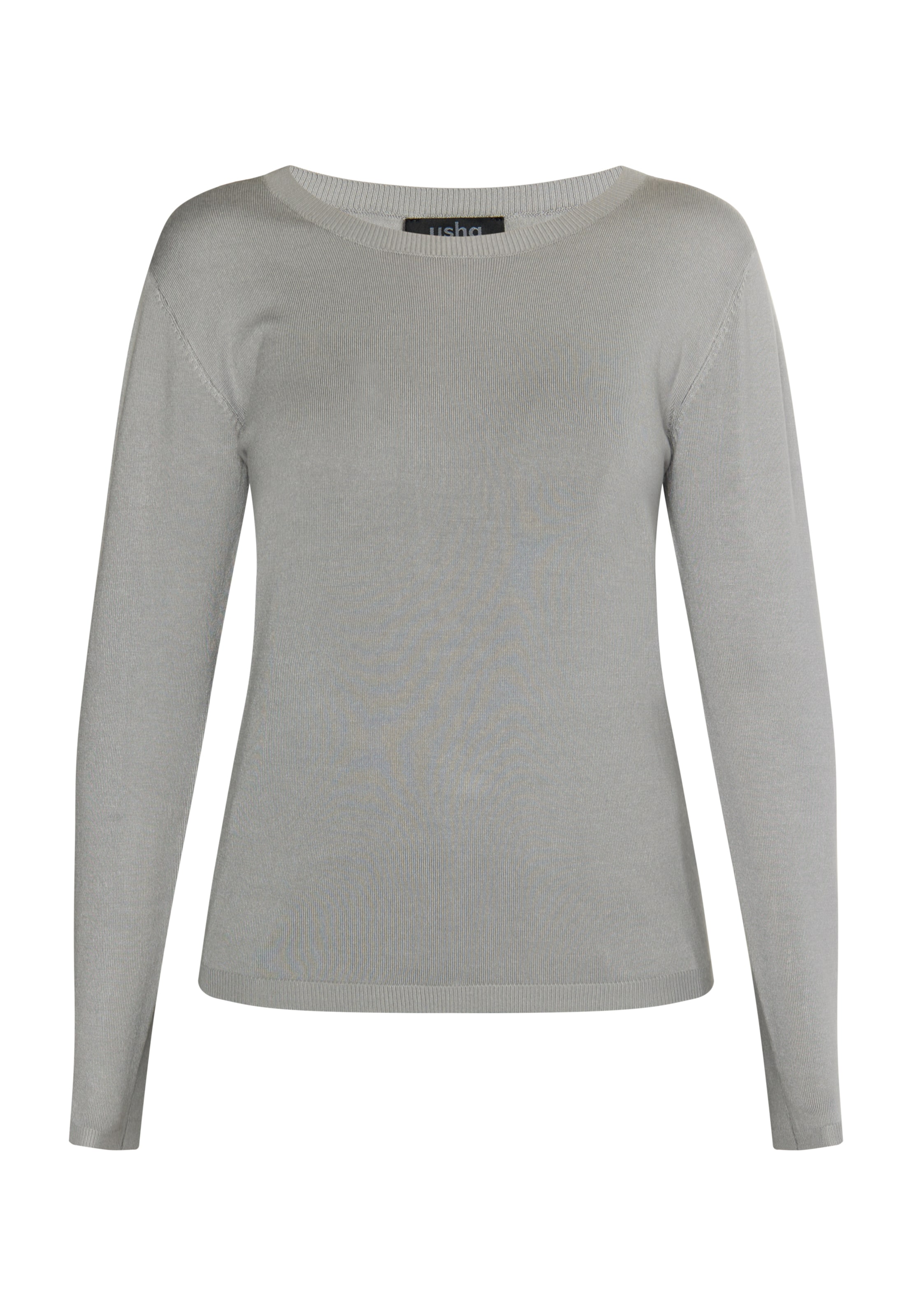 Pull-over 'Nowles' usha BLACK LABEL en gris : devant