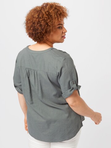 Tom Tailor Women + Bluse in Grau