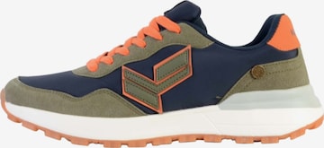 Kaporal - Calzado deportivo con cordones en verde: frente