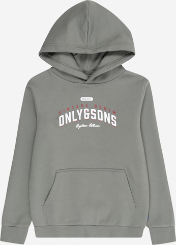 Only & Sons Junior Sweatshirt 'OSJCERES' in Grey: front