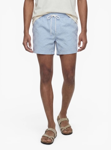JACK & JONES Board Shorts 'JPSTMAUI' in Blue: front