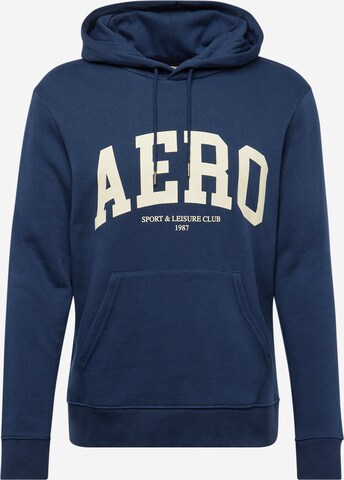 AÉROPOSTALE Sweatshirt in Blauw: voorkant