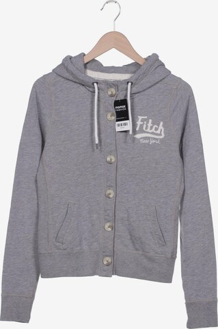 Abercrombie & Fitch Sweatshirt & Zip-Up Hoodie in L in Grey: front