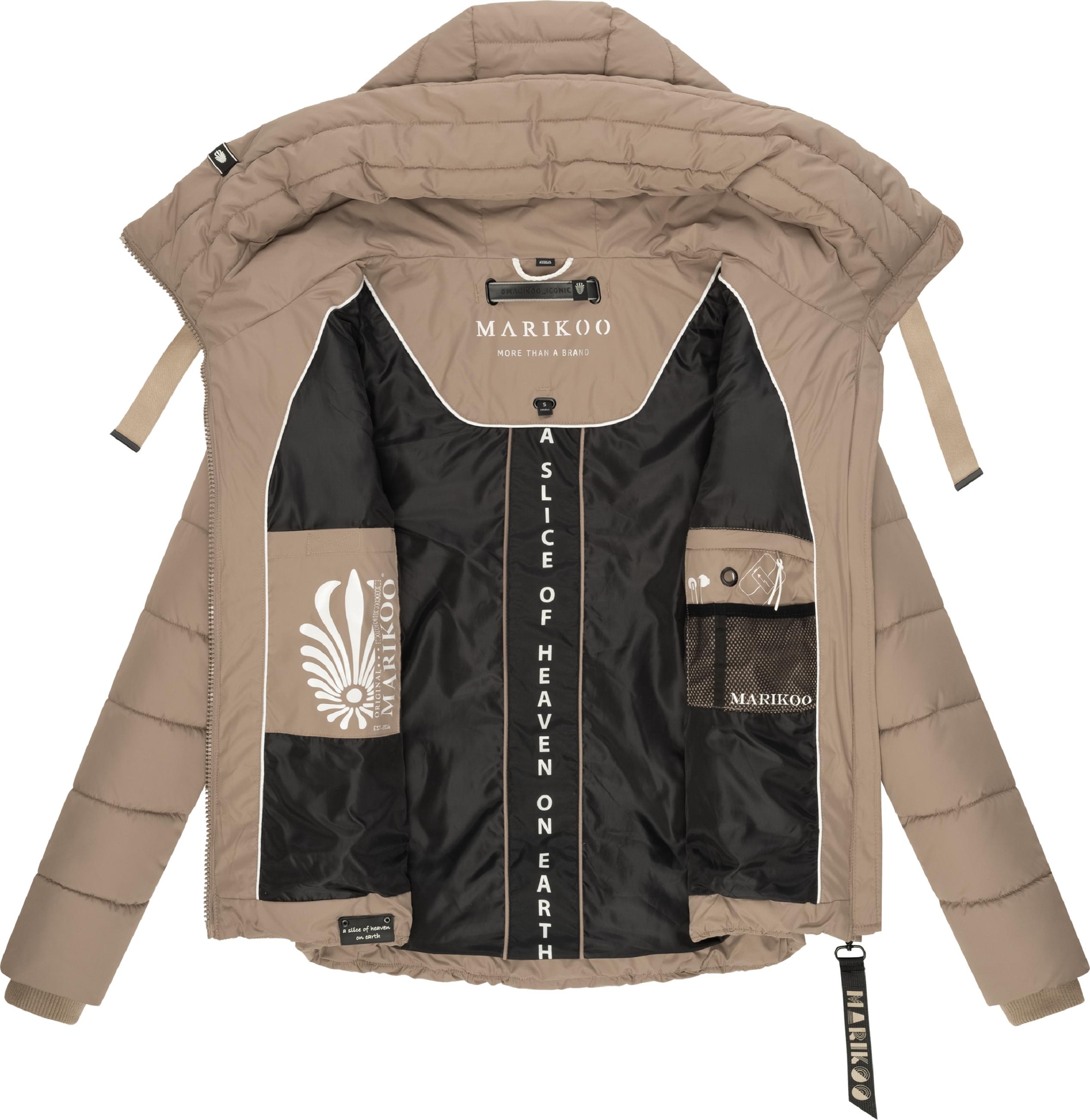 Veste d’hiver 'Amayaa-1' MARIKOO en beige