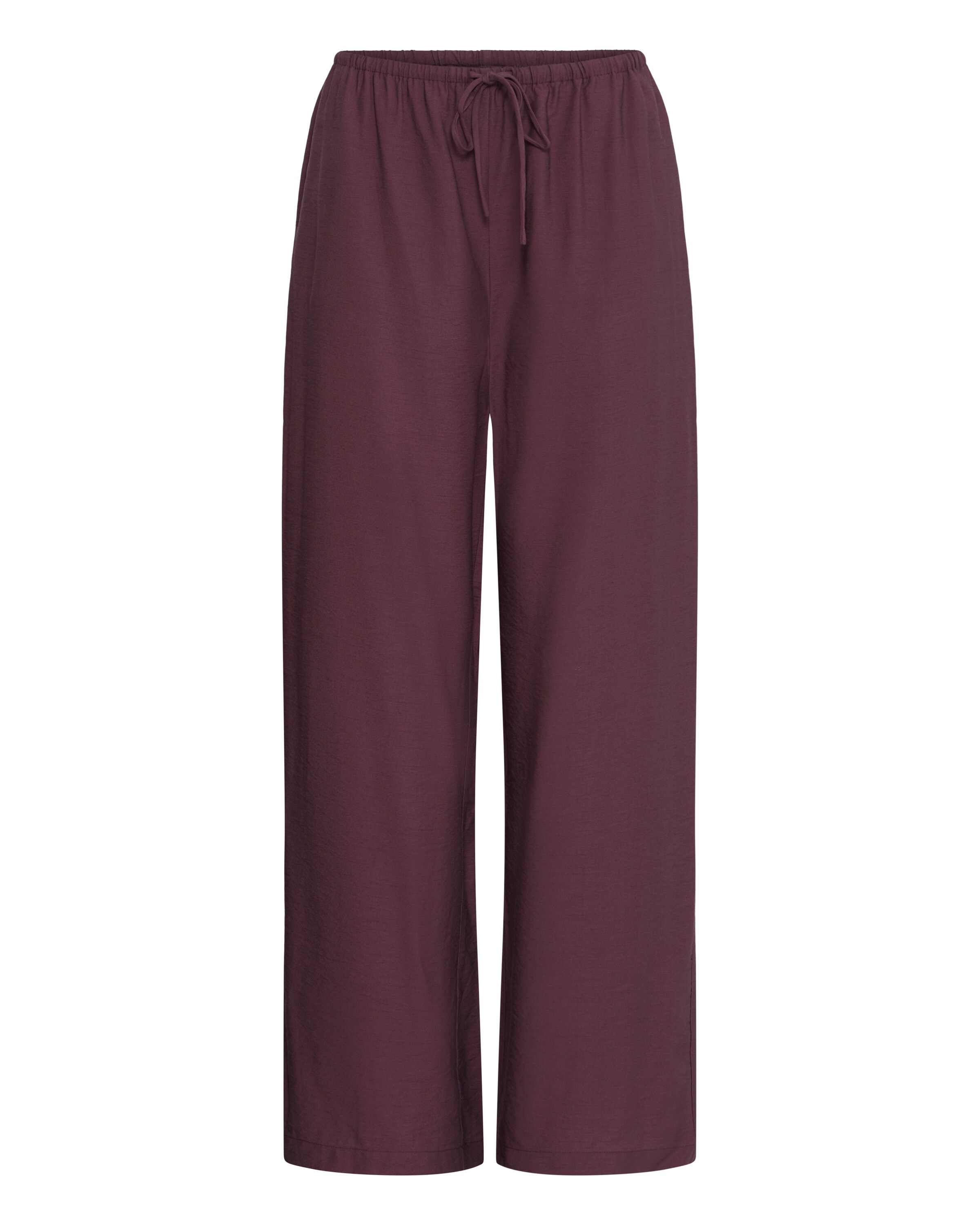 ICHI Loosefit Broek 'ICHFalura' in Rood: voorkant