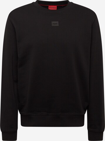 Sweat-shirt 'Diragol' HUGO en noir : devant