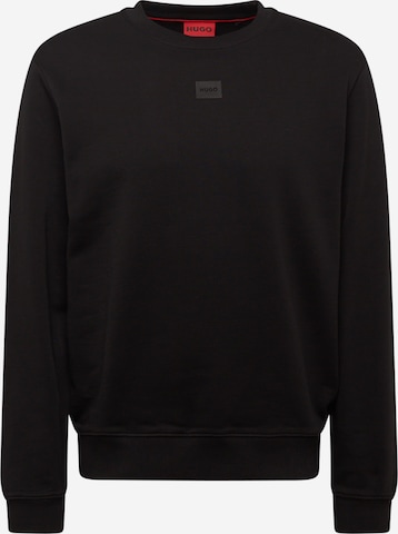 Sweat-shirt 'Diragol' HUGO Red en noir : devant