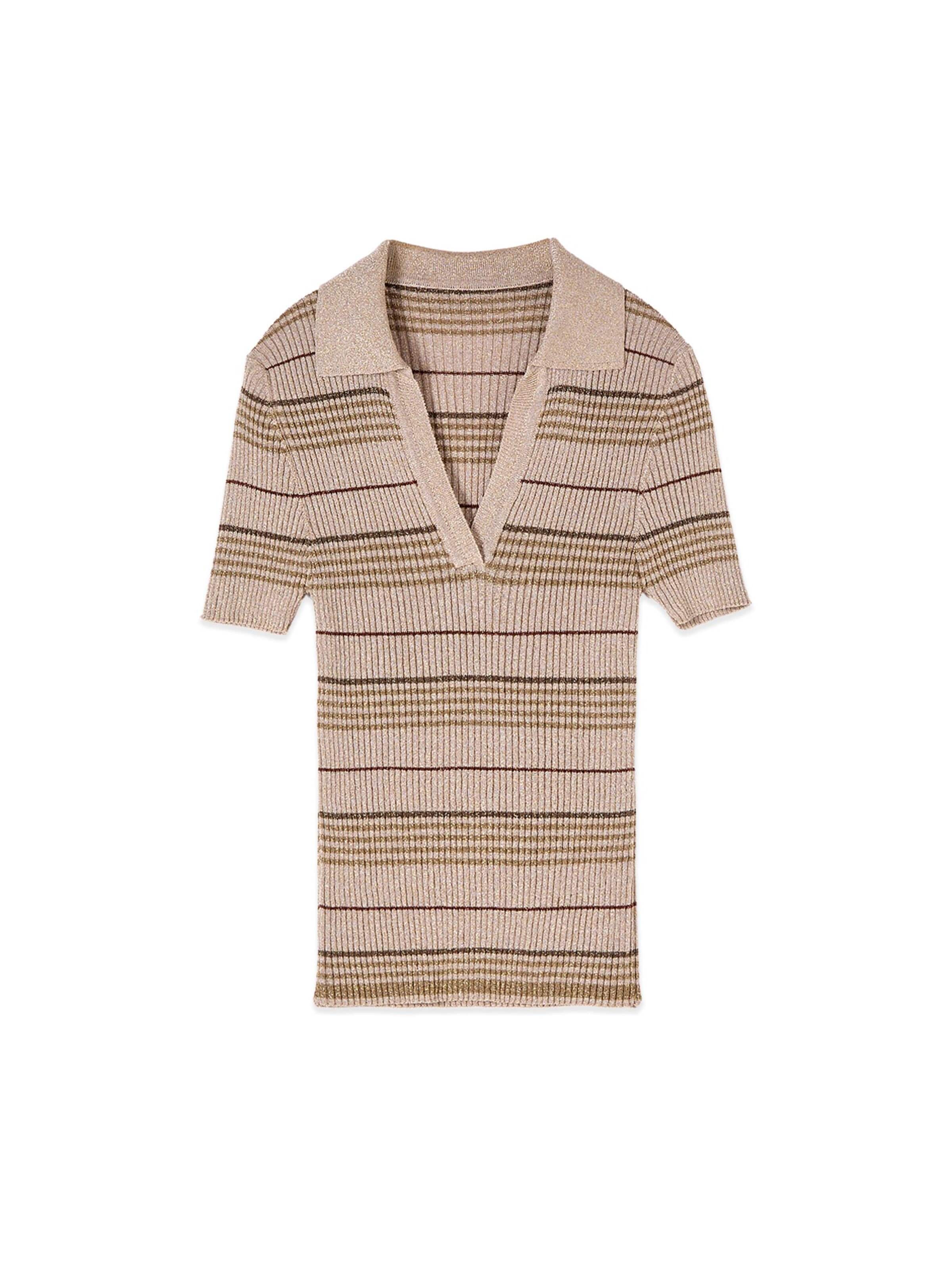 oltre - Camiseta en beige: frente