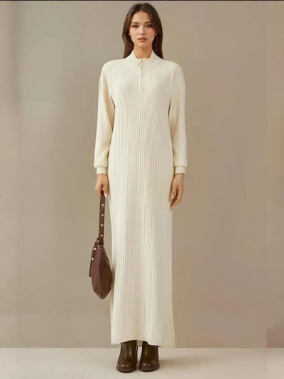 Bigdart Knitted dress 'Strickkleider' in S-M in Cream, Item view