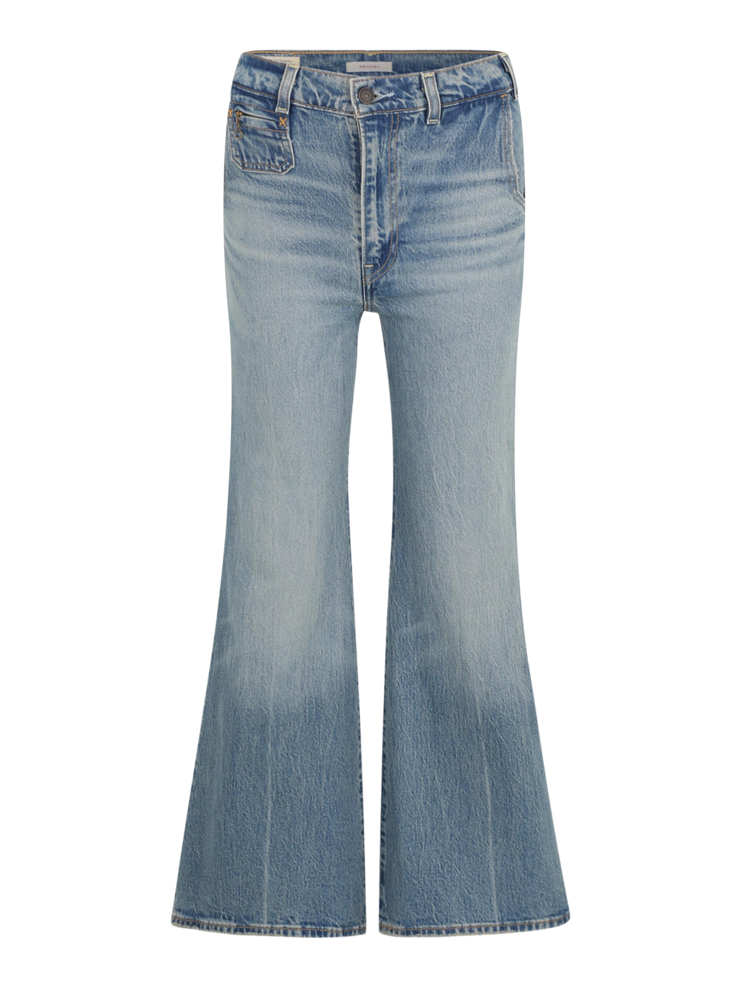 LEVI'S ® Flared Jeans 'Ribcage Bell' in Blau: Vorderseite