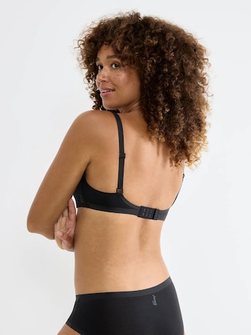 SLOGGI Push-up Behå 'ZERO Feel Air' i svart