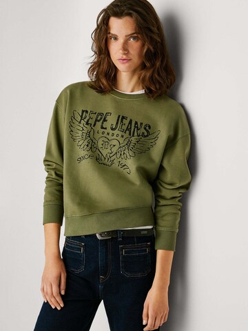 Sweat-shirt 'Beberly' Pepe Jeans en vert