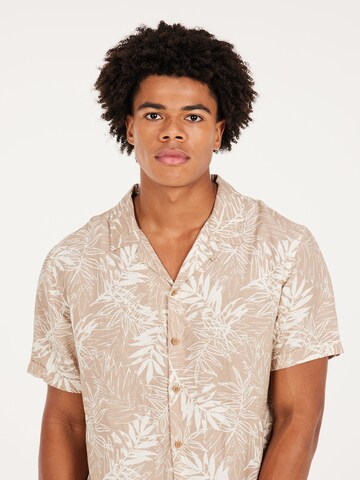 PROTEST Shirt 'PRTYPTON' in Braun