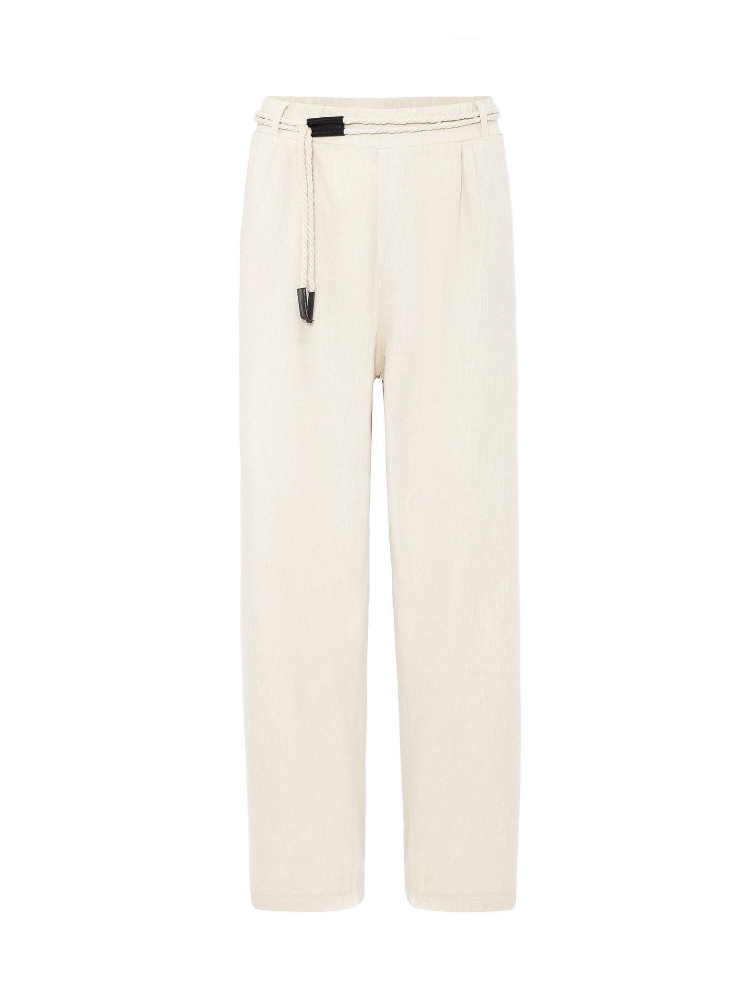 Dandalo Luźne Spodnie w kolorze beżowy: przód