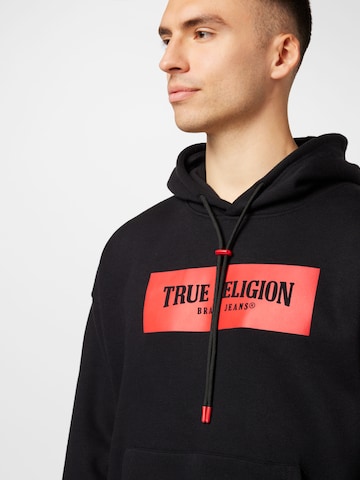 True Religion Μπλούζα φούτερ σε μαύρο