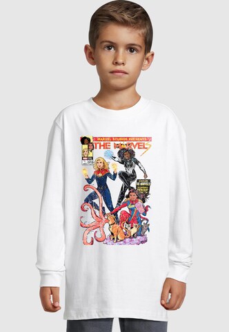 T-Shirt 'The Marvels - Comic Cover' ABSOLUTE CULT en blanc : devant