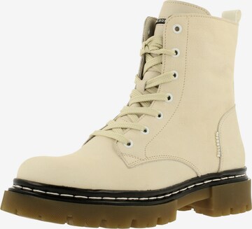 BULLBOXER Veterlaarsjes ' 610504E6LC ' in Beige: voorkant