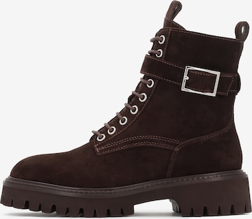 Kazar Ботинки на шнуровке в Коричневый: спереди