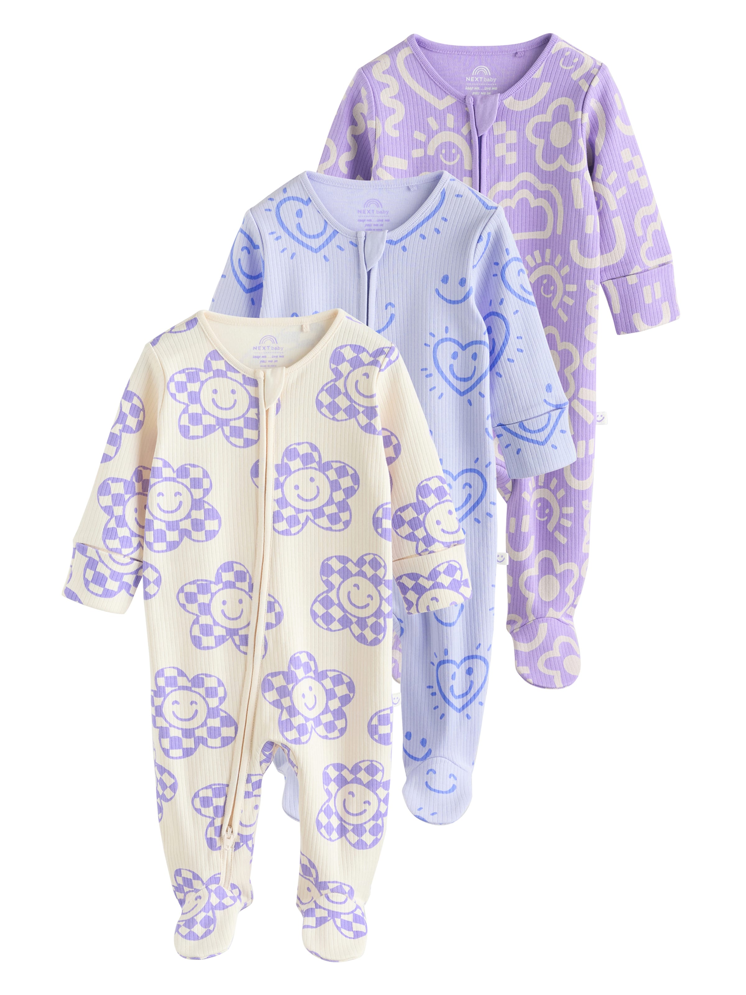 Next Schlafanzug in Beige: Vorderseite