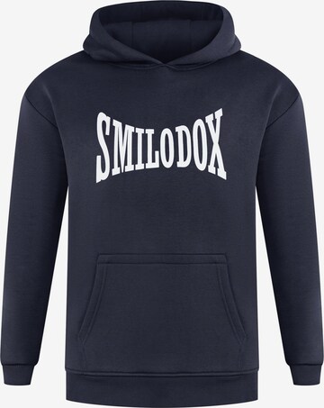 Smilodox Sweatshirt 'Classic Pro' in Blauw: voorkant