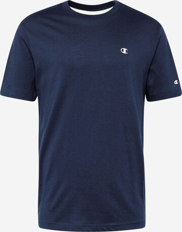 T-Shirt Champion Authentic Athletic Apparel en bleu : devant