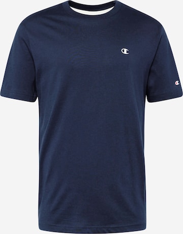 T-Shirt Champion Authentic Athletic Apparel en bleu : devant