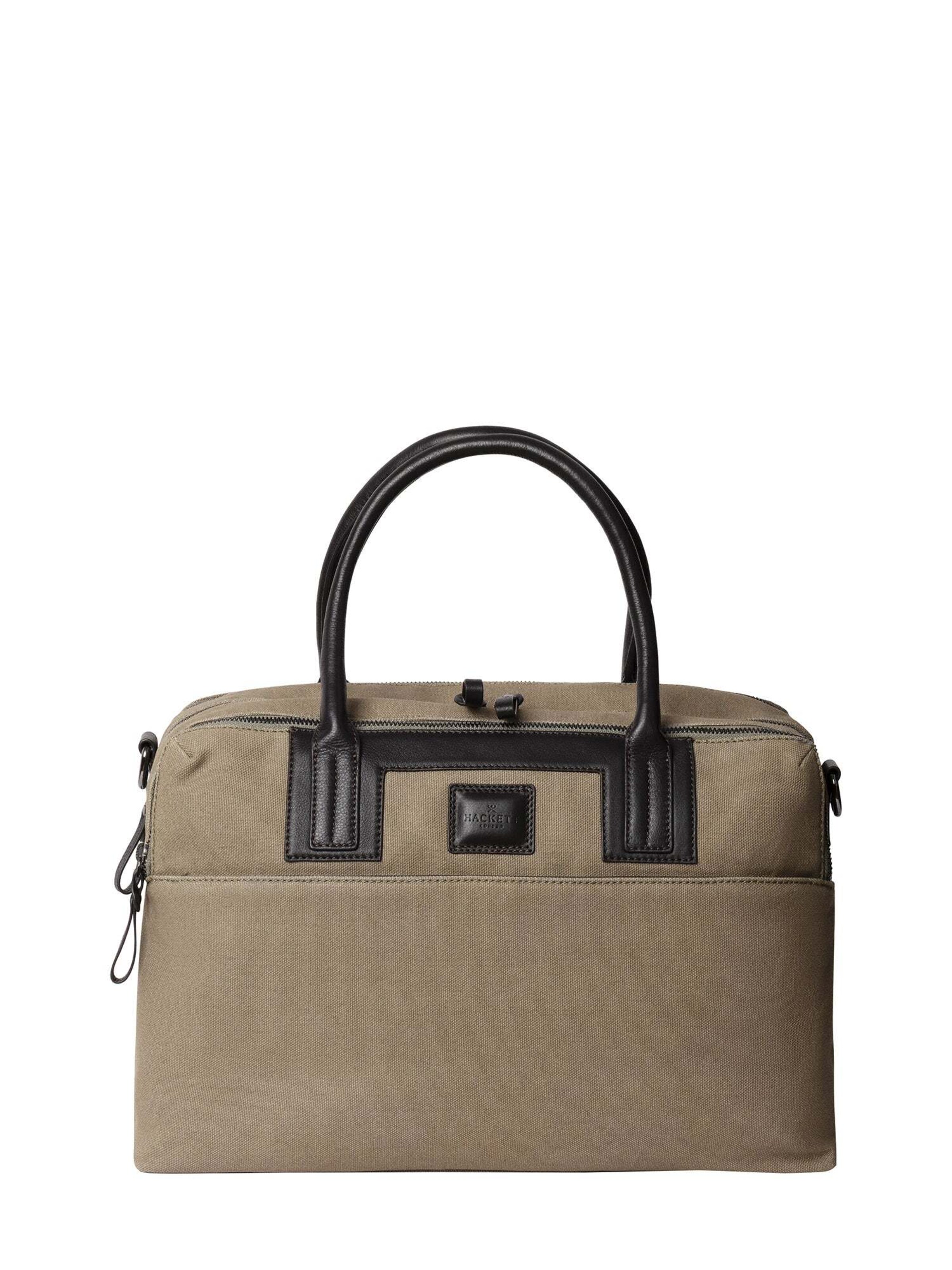 Hackett London Travel bag 'Wells' in Green: front