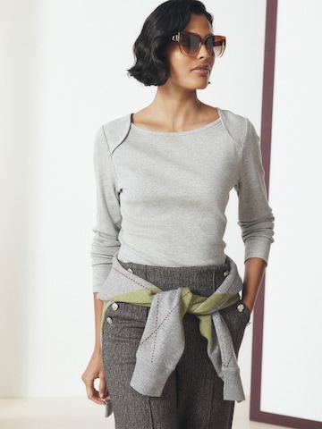 Next Wide leg Pantalon in Grijs
