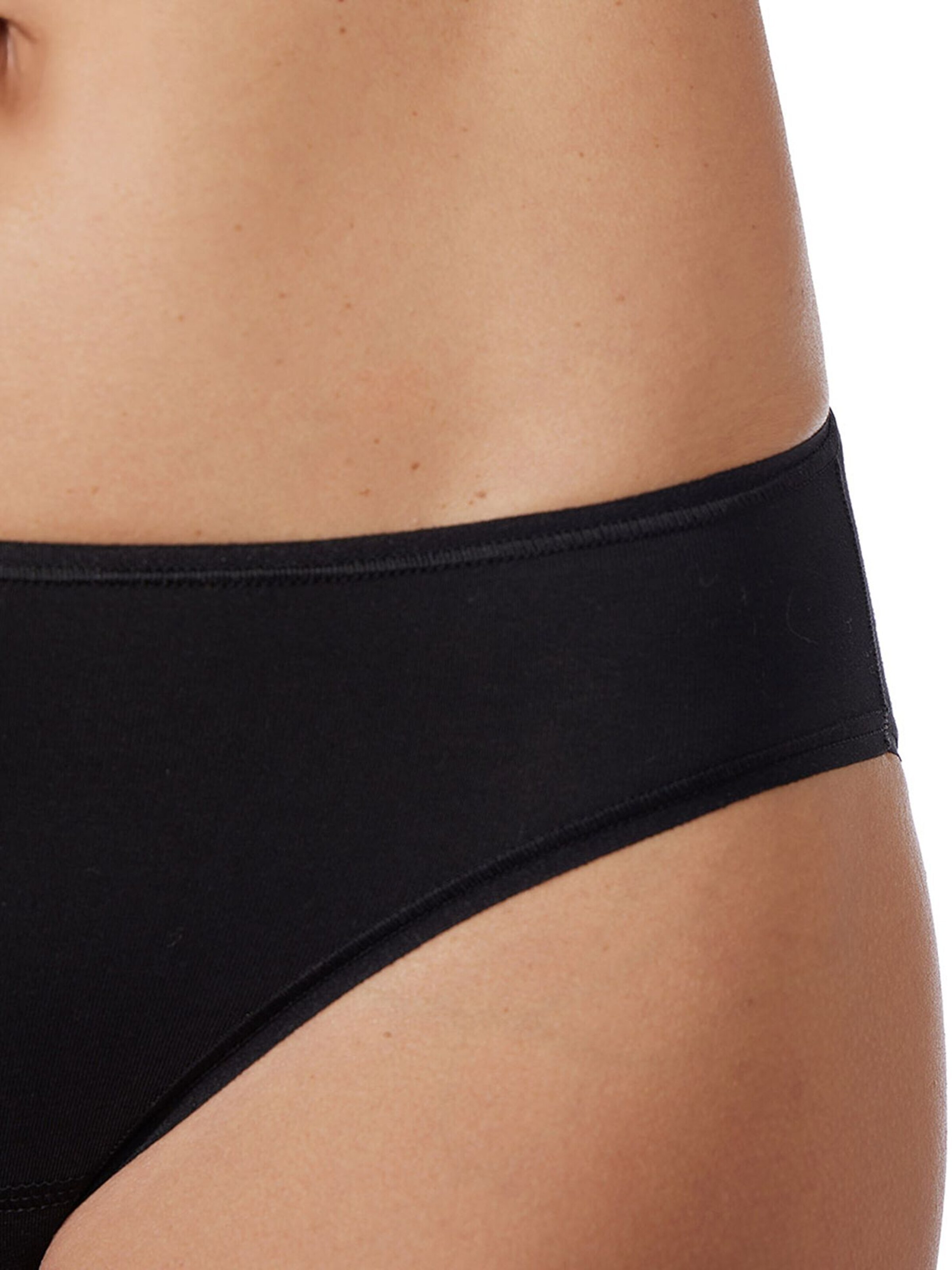 Culotte 'Delia mid waist panty organic cotton' zd ZERO DEFECTS en noir